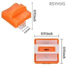 RSYHVG 4 Pieces Paper Cutter Replacement Blades, Replacement Cutting Blades Paper Cutting Blades Photo Cutter Tools with Automatic Security Safeguard Design for A4 Paper Trimmer Card
