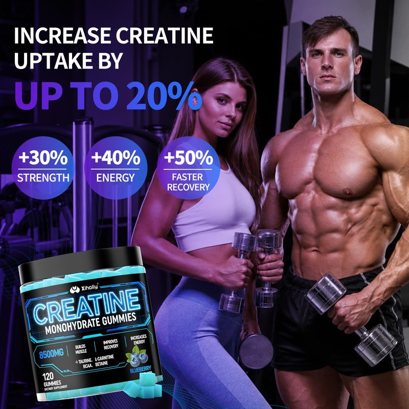 Creatine Monohydrate Gummies for Men & Women - Creatine Gummies