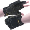 HLDD HANDLANDY Work Gloves Men - 3 Fingerless Work Gloves