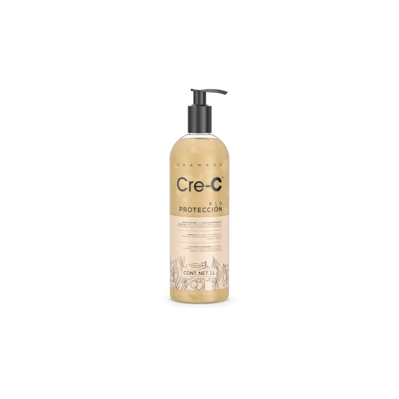 Shampoo Cre-C Bio Protección 1L Fortalece, Protege y Revitaliza el