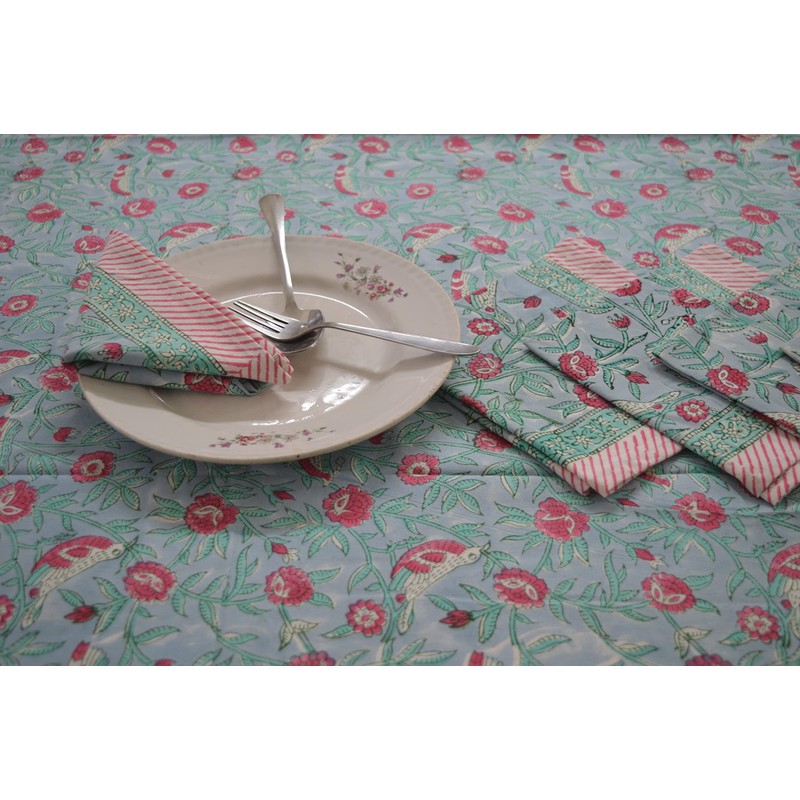 Fabric Venue Hand Block Printed Cotton Handmade Cotton Floral 6