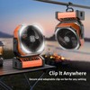 Socool Camping Fan with Light - 20000mAh Rechargeable Battery Fan,