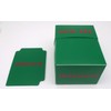 docsmagic.de 4 x Deck Box Green + Card Divider -