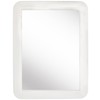 CEREM Locker Mirror Magnetic for Boys and Girls Locker, White