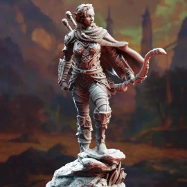 DM Stash Elf Hellspawn Hunter Ranger - Virana | DM Stash | DnD | Fantasy | Miniature