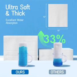 XL Disposable Facial Towels 50 Count (9 PACK) Facial Cleansing Towels Disposable, Extra Thick Makeup Removing, 450 Count XL Face Towel