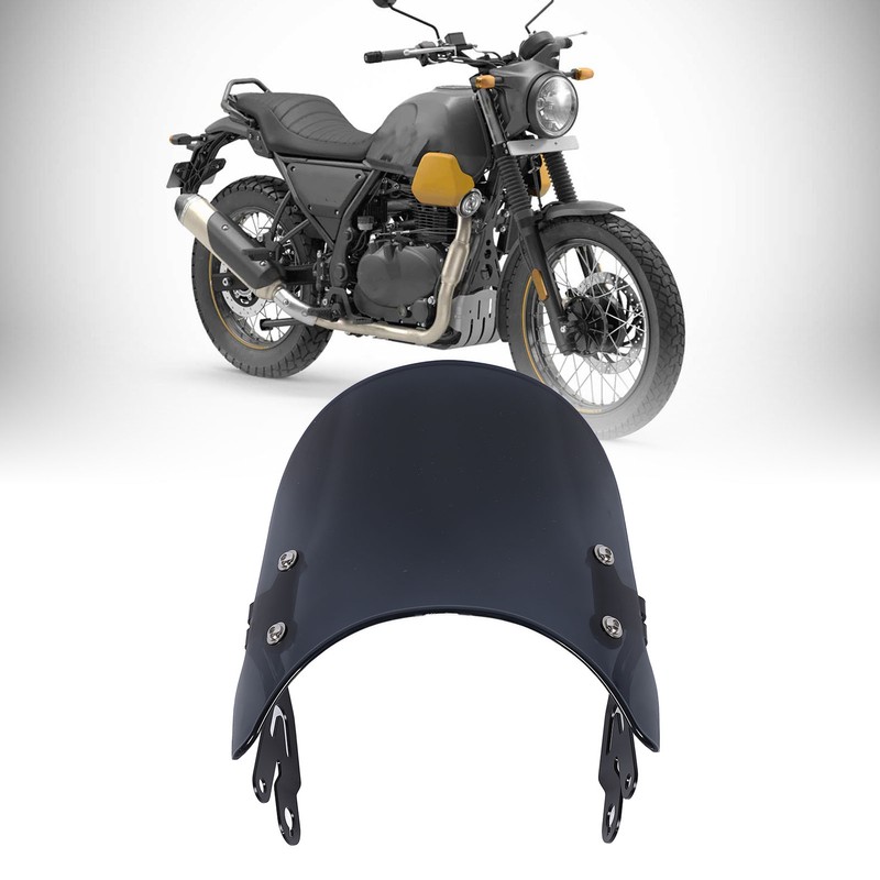 Motorcycle Windshield Windscreen Noise Reduction Protective Wind Deflector for Interceptor