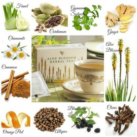 Forever Living Aloe Blossom Herbal Tea Drink Tea with Aloe Vera Flowers Contains No Colorants or Preservatives and Contains No Caffeine.