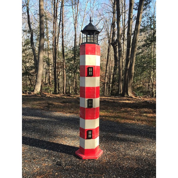 Woodworking Project Plans for a 5 ft. Red and White
