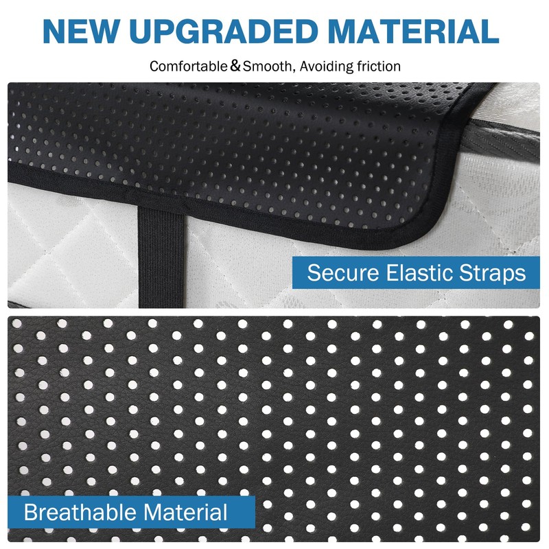 Grounding Mat for Bed King Size-PU Leather Earthing Pad for