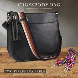 4053 Women's Elegant Crossbody Bag For Women Leather Hobo Handbag Wallet Set With 2count Adjustable Guitar Leopard Strap hkclufbag crossbody purses 2025:_lighttan