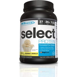 PEScience Select Low Carb Protein Powder, Gourmet Vanilla, 27 Serving, Keto Friendly and Gluten Free