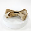 (3 types) Burnaby silk layered ribbon banana pin beige 13cm