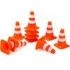 ZEAYEA 30 Pcs Mini Plastic Traffic Cones, 1.4 inch Training