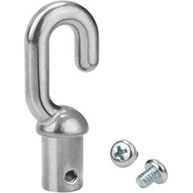 Hook Drive Replacement Hook with Screws for Skylight and Awning Poles, Window Cranks Replacement Parts