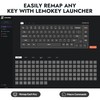 LEMOKEY X6 Wired Mechanical Keyboard, QMK Programmable 65% Layout with