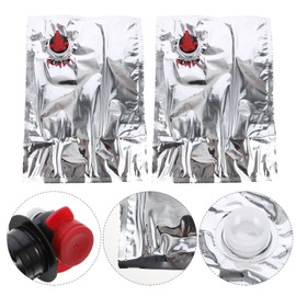 Alipis Wine Purse Refill Bags 10pcs 3 Liter Wine Replacement Storage Pouch with Spout Portable Refill Dispenser Bag Compatible with Wine Purse for Travel Camping Hiking