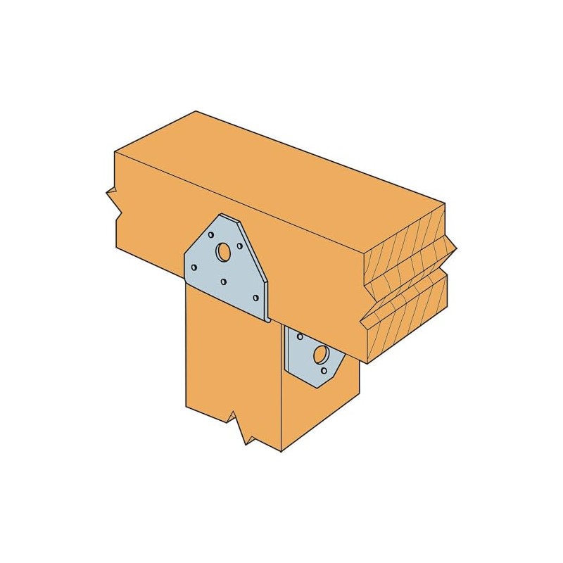 Simpson Strong-Tie BC46Z BC ZMAX Galvanized Post Cap for 4x6