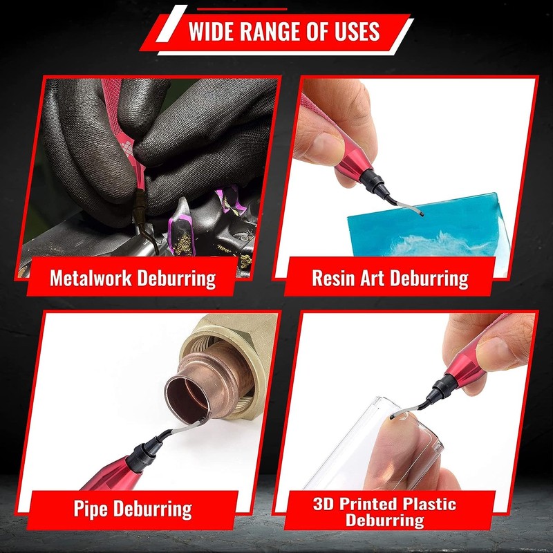 AFA Tooling - Deburring Tool Kit with 31 HSS Blades