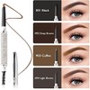 Lápiz De Cejas, Lápiz De Cejas Impermeable Con Pincel Y