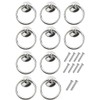 Teogneot 10 Sets Drawer Drop Pull Rings Cabinet Pulls Handle