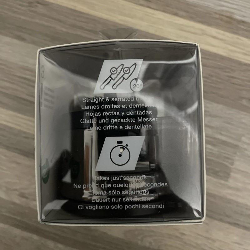 AnySharp Pro World's Best Knife Sharpener, with PowerGrip - Gray