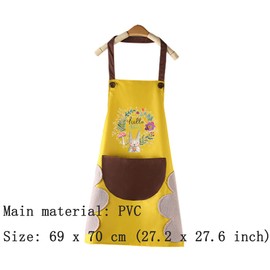 FAIRYGATE Cooking Apron Baking Adult Women Pretty Gifts Bakers Cute Novelty Kitchen Aprons with Large Pocket Water Resistant Birthday Gift for Mum Wife Girlfriend Grandma A1816