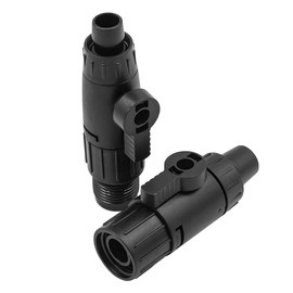Hsthe Sea Aquarium Fish Tank Hose Pipe Quick Release Connector Water Flow Control Valve Connector Adapter Aquarium Filter Pipe Connector Adapter (12mm To 16mm)