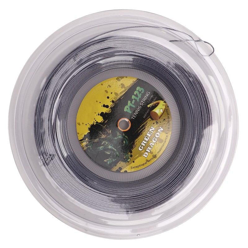 1.25mm Tennis Racket String Double Ribbed Pattern Beat Resistant Polyester