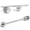1 Pcs Long Handle Honey Dipper Anti-Rust Honey Stirrer Spoon