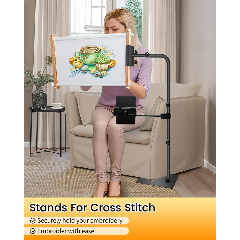 Seekdesi Work Stand Fit For Lowery with Side Clamp, 360°