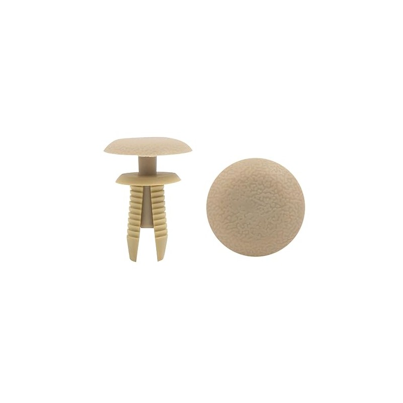 uxcell 40 Pcs 8mm Beige Truck Car Auto Bumper Fender