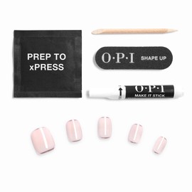 OPI xPRESS/ON Press On Nails, Up to 14 Days of Wear, Gel-Like Salon Manicure, Reusable, Vegan, Sustainable Packaging, With Nail Glue, Vision-airy Fairy
