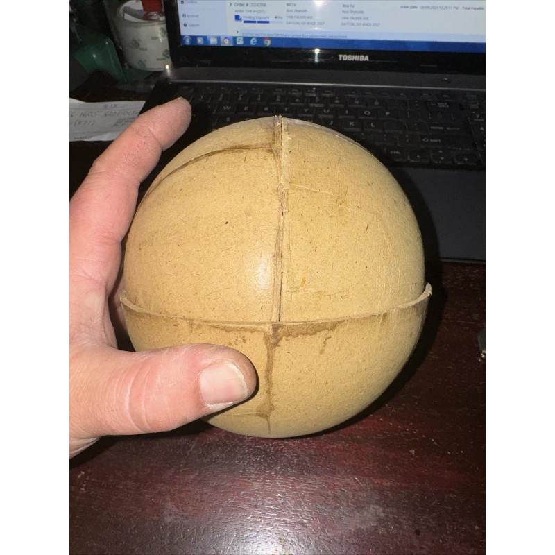 lidu 4" Paper Firework Ball Shell Nesting Hemispheres 4 part