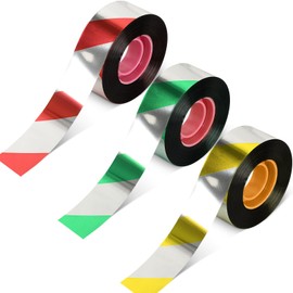 DECYOOL 3 Rolls 787 FT Bird Scare Tape Ribbon Hanging Reflective Bird Tape Ribbon for Avoid Birds Animal from House Garden Patio Lawn Orchard（Red, Green, Yellow）