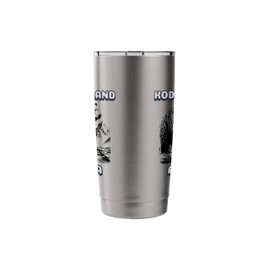 Kodiak Island Alaska Bear Vacation Stainless Steel Insulated Tumbler