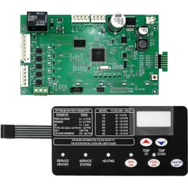 Factory direct 42002-0007S Control Board Kit Replacement for Pentair MasterTemp Sta-Rite Max-E-Therm All NA and LP Series Pool and SPA Heater Electrical Systems, with 472610Z Switch Membrane Pad