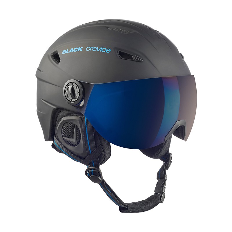 Black Crevice Silvretta Ski Helmet, black, m