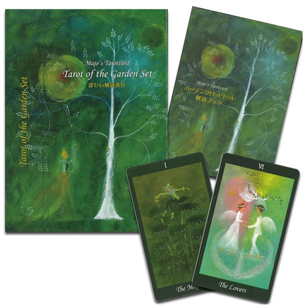 Tarot Cards Divination Garden Tarot Set, 78 Pieces by Majo,