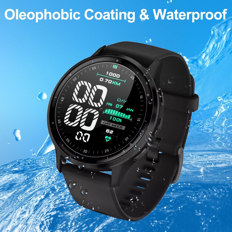 6 Pack Screen Protectors for Garmin Venu 3, Soft TPU