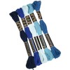MYmama Embroidery Thread, 5 Color Set, Approx. 22.8 ft (8