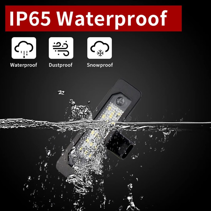 NP 2PCS Bright White LED Number Plate Light for F-Ord