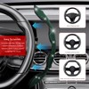 Gdnecad 2 PCS Steering Wheel Covers, Bling Rhinestones Steering Wheel