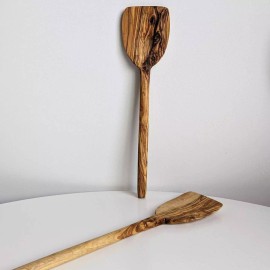 Powered by People Olive Wood Pancake Spatula