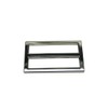 Generic Metal Silvery Rectangle Buckle with Fixed Bar 1.5" X