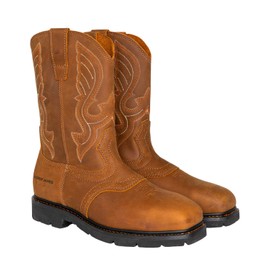 Cody James Men's Mustang Western Work Boot Composite Toe - C9PR8 9.5 EE US