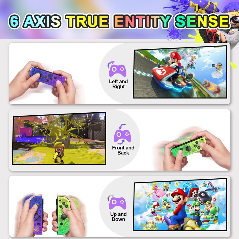 Versatile wireless controller for Switch - Compatible with Switch console,