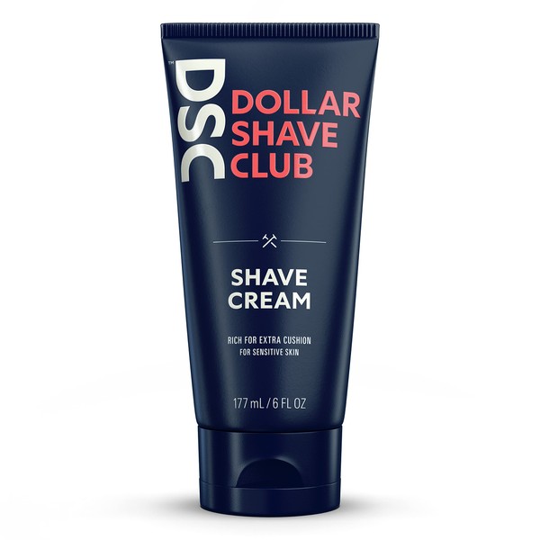 Dollar Shave Club Shave Cream for Extra-Cushioned Shaving Suitable for Sensitive Skin 6 oz