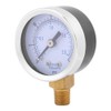 Low Pressure Gauge, 0-30psi 0-2bar Mini Dial Hydraulic Pressure Gauge,