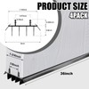 Pushglossy Replacement Door Bottom with Vinyl Fins 36" Long 1
